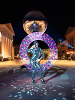 Mirror Suit LED Show